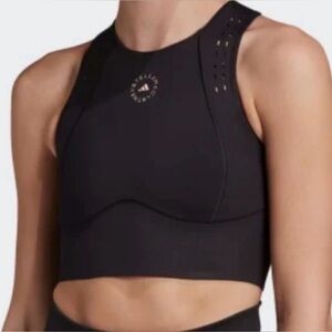 adidas by Stella McCartney Black Racerback Sports Bra NWT Size Large